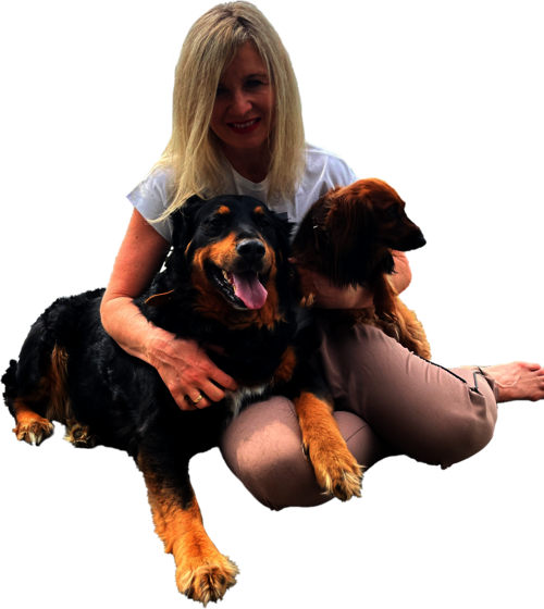 Dr. Susanne Stiegler mit Hunden